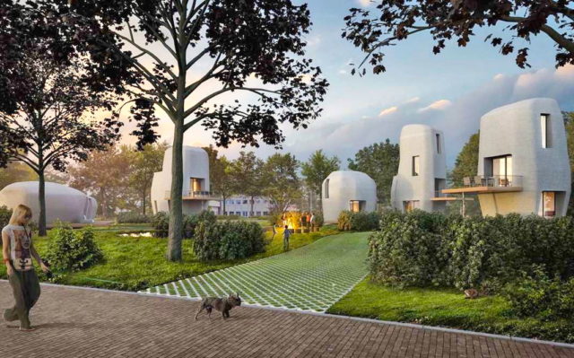 holandská spoločnosť vyrába domy v 3D tlačiarni 3