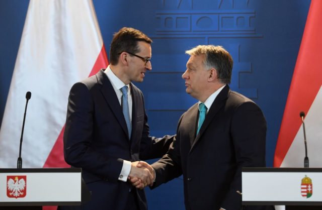 HUNGARY-POLAND-DIPLOMACY-ORBAN-MORAWIECZKI