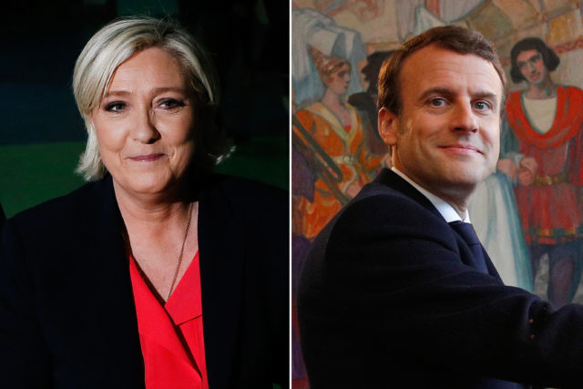 le penová v prieskume pred eurovoľbami prvýkrát predbehla macrona 2