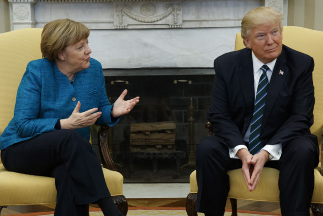 Donald Trump, Angela Merkel