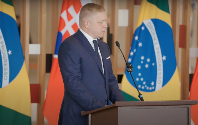 Robert Fico na vávšteve prezidenta v Brazílii